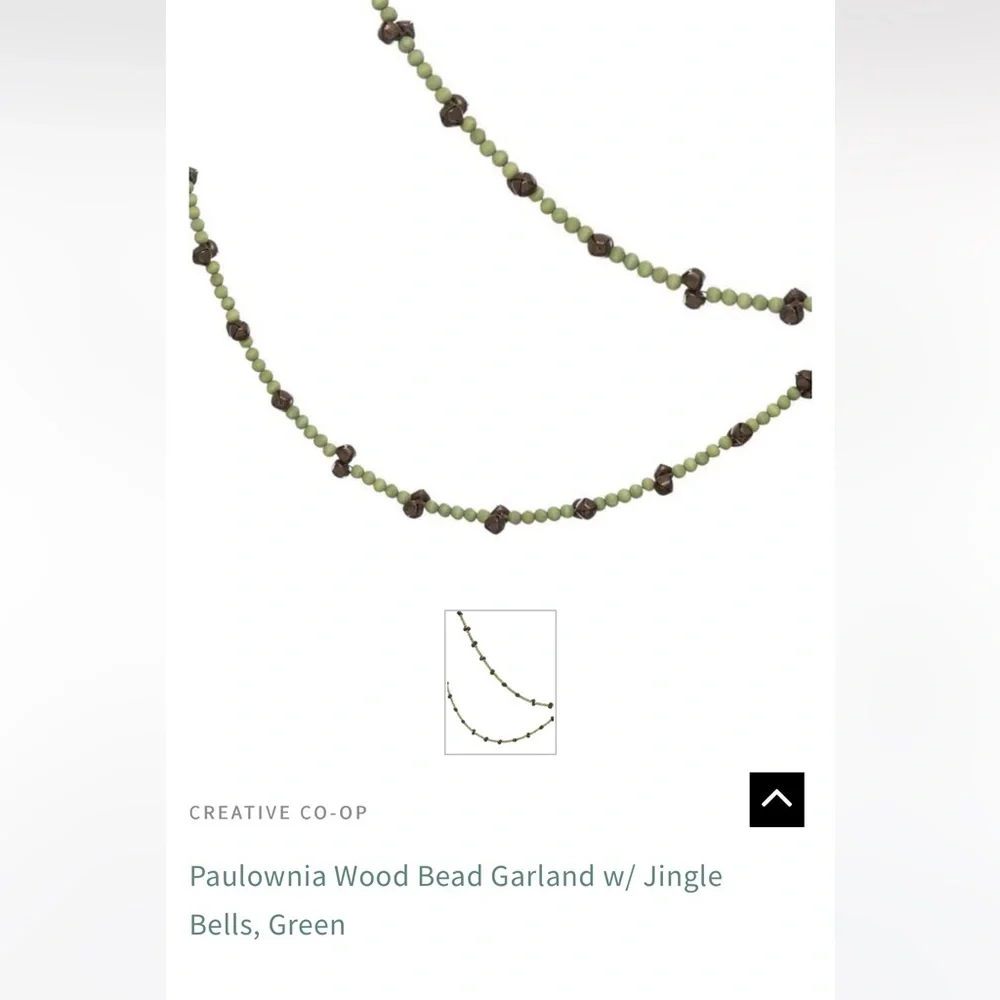 Creative Co-Op Green and Brown Holiday Garland